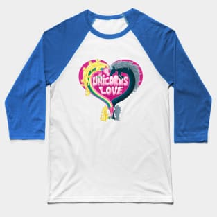 Unicorns Love Baseball T-Shirt